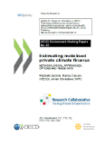 Research Collaborative - Cover page - Estimating mobilised private climate finance